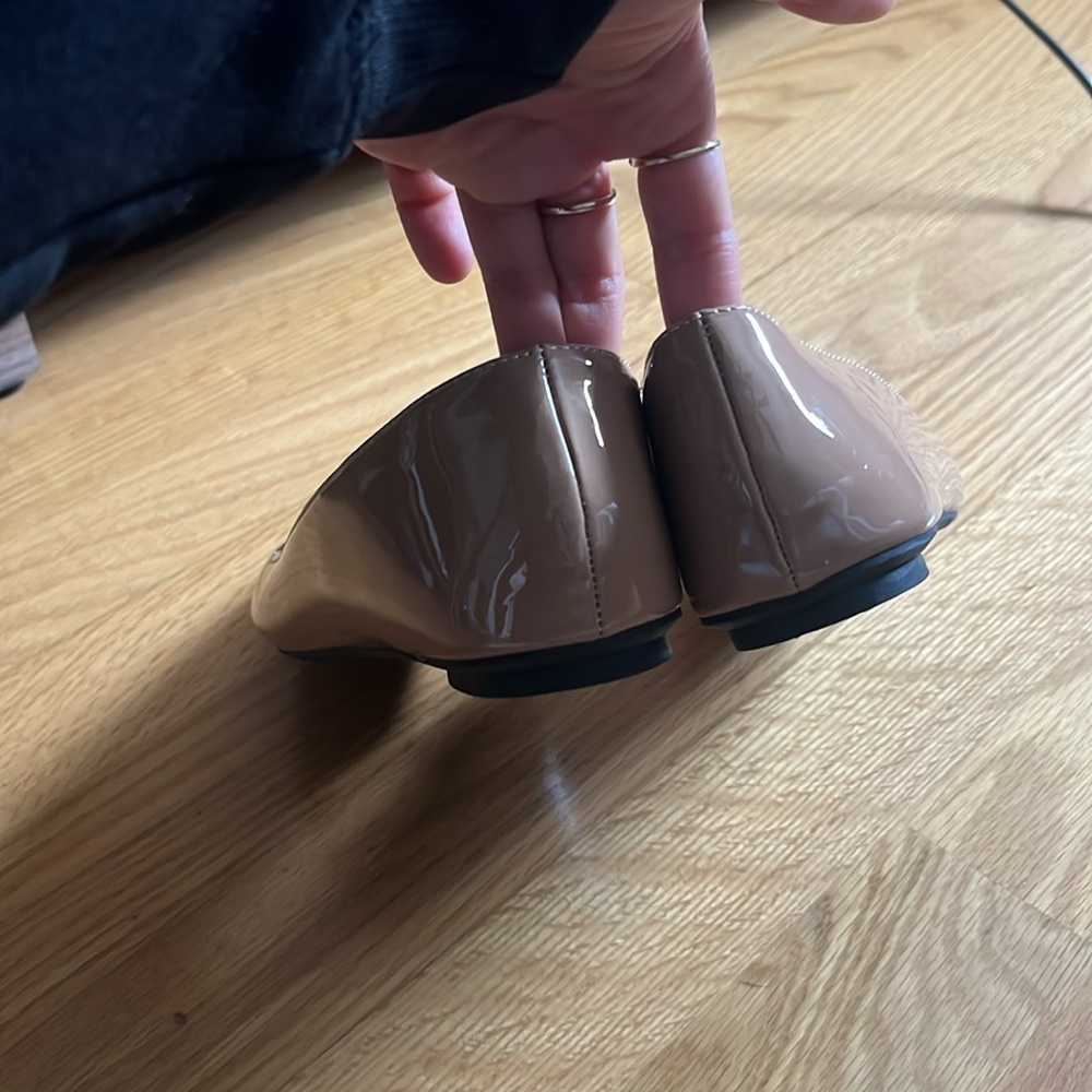Madden girl patent nude pointed toe flats - Picture 5 of 5